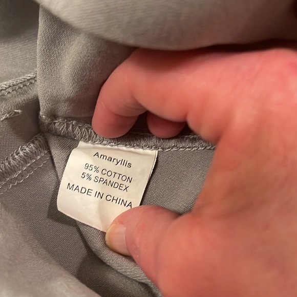 Grey Stretch Leggings - Picture 3 of 3